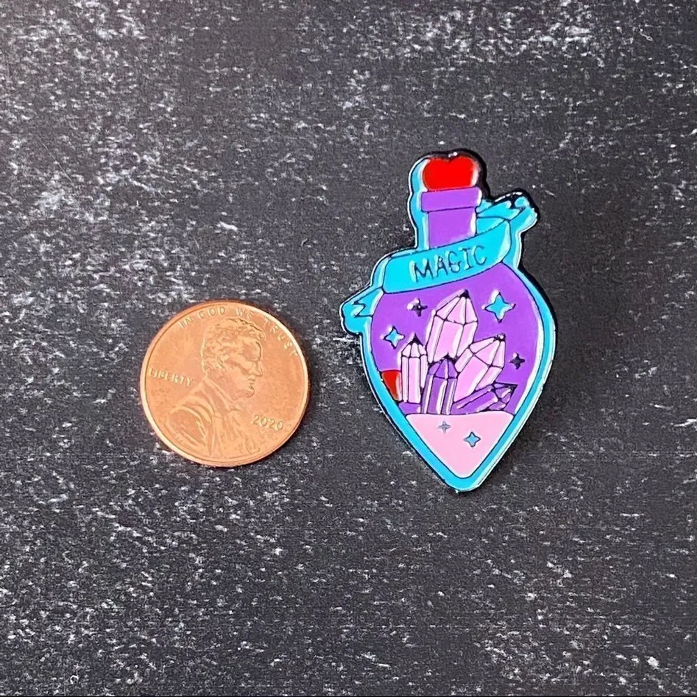 Crystal Magic Potion Enamel Pin/ Brooch